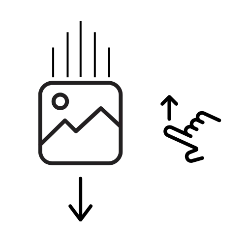 スクロール連動系